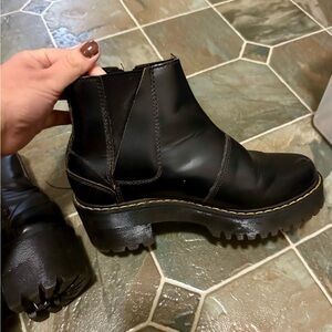 Dr Martens Black Platform Boots